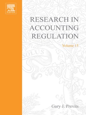 cover image of Research in Accounting Regulation